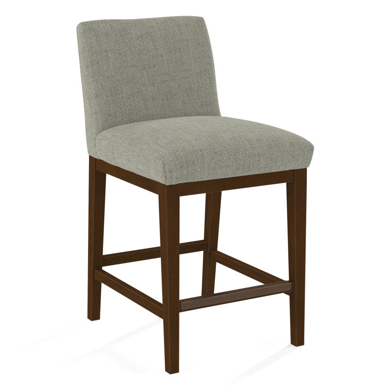 Upholstered Stool, Pecan, Rumor Bliss