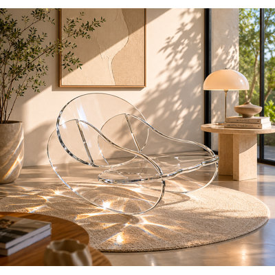 Plastic / Acrylic Rocking Chair