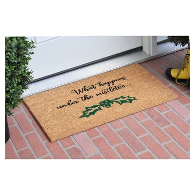 Loyola Non-Slip Christmas Outdoor Doormat