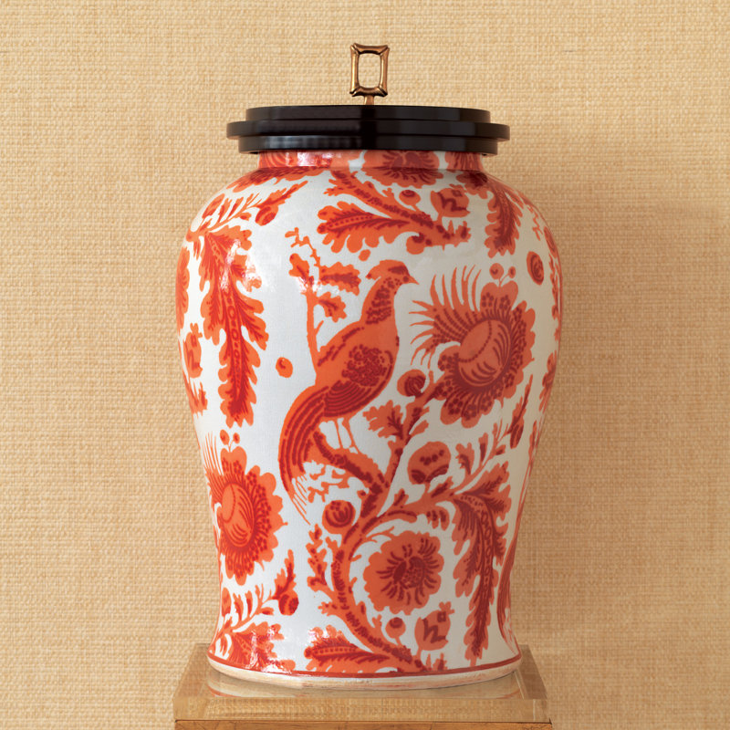 Pot en porcelaine 21 po Arcadia, Corail