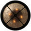 Rustic Lodge 4 - Light Flush Mount