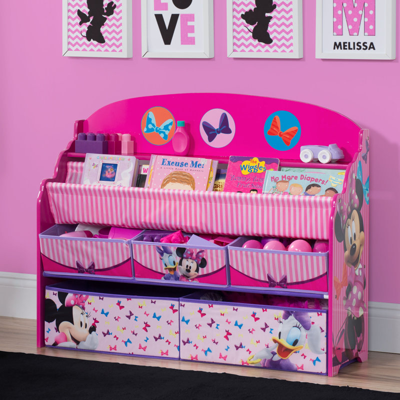 Organisateur de jouets en tissu avec bacs Deluxe