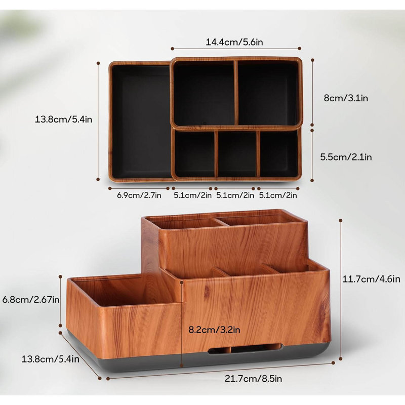 Bathroom Accessory Set, Brown