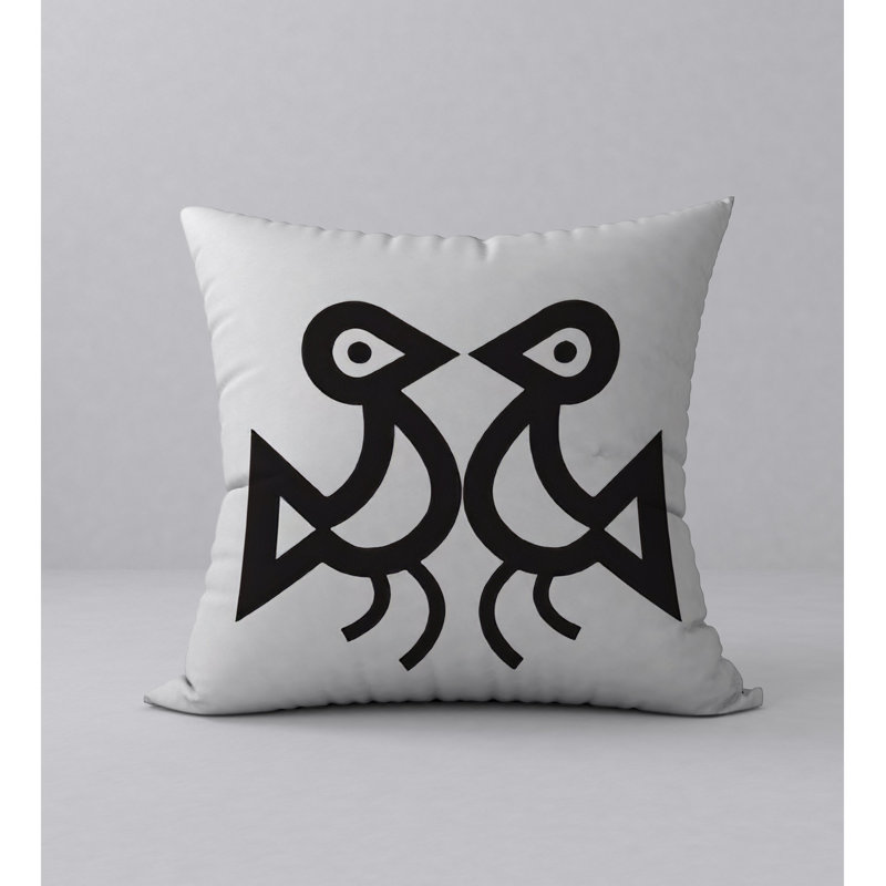 Housse de coussin carrée, 18 po x 18 po