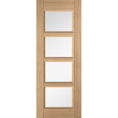 Oak Carini Glazed 4L Internal Door