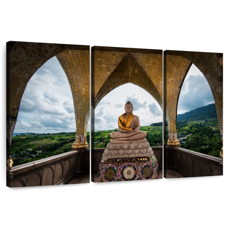 Adella Thai Buddha, 48" H x 74" W