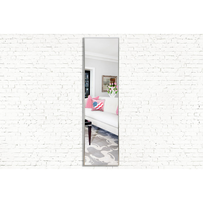 Derosier Metal Flat Wall Mirror, 42.75" H x 18.75" W