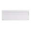 Portemanteau mural blanc avec 4 crochets doubles