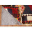 Tapis géométrique Kilim rouge 4 x 7