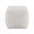 Ari 16" Modern & Contemporary Luxurious Faux Fur Pouf with Modern Square Silhouette, Secure Non-Slip Bottom Base