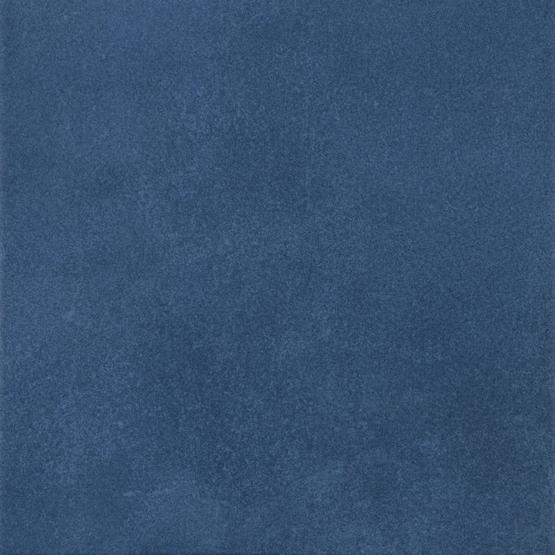 Literary License 12'' W x 12'' L Porcelain Concrete Look Singular Tile, Indigo
