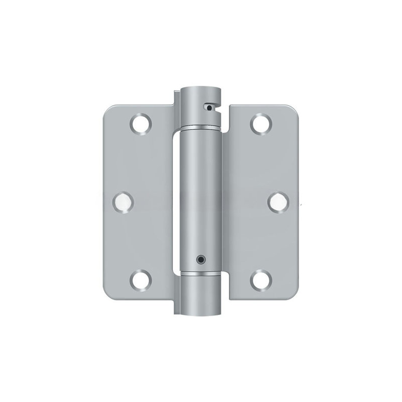 Steel Hinge, Brushed Chrome