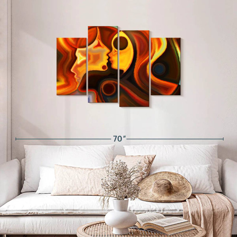 Avery Abstract Love, 27" H x 43" W