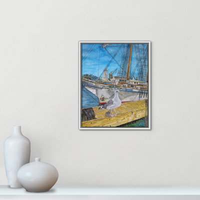 Rashebia Seagull Print by Mike Ragan for