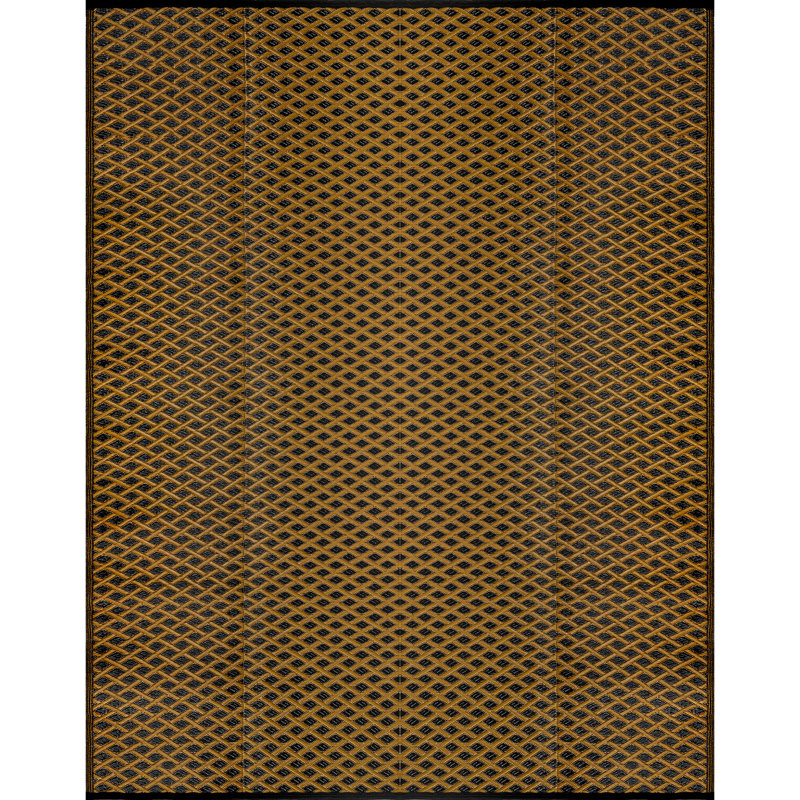 Tapis extérieur diamant, Gold, Rectangle 10' x 14'