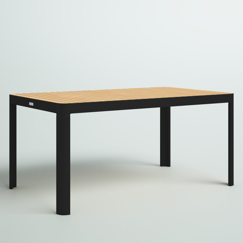 Table de salle à manger Brix, Noir
