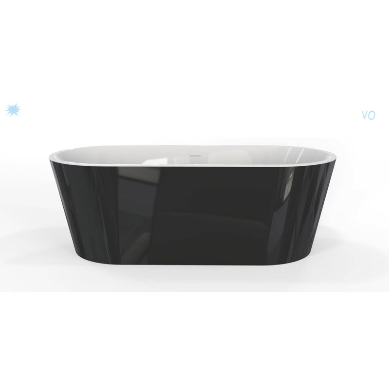 60.01" Acrylic Freestanding Soaking Bathtub