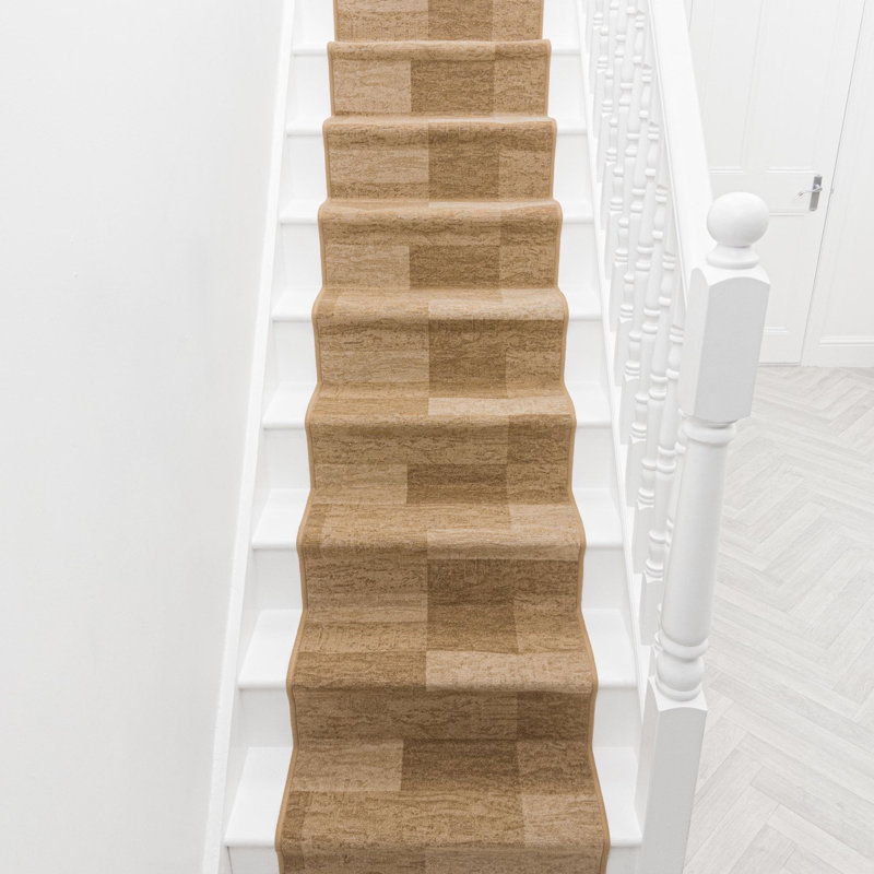 Stair Runner Geometric Area Rug, Runner 120 x 450 cm