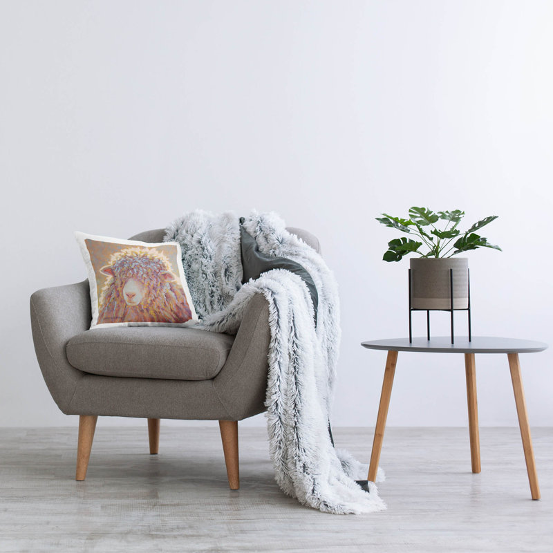 Polyester Throw Square Pillow Cover & Insert