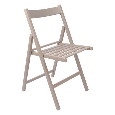 Harbour Housewares - Beech Wood Folding Chair