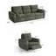 Ensemble de salon inclinable électrique 2 pièces Itohan, comprenant un canapé modulaire de 115 po et un fauteuil inclinable électrique de 52 po-131562213
