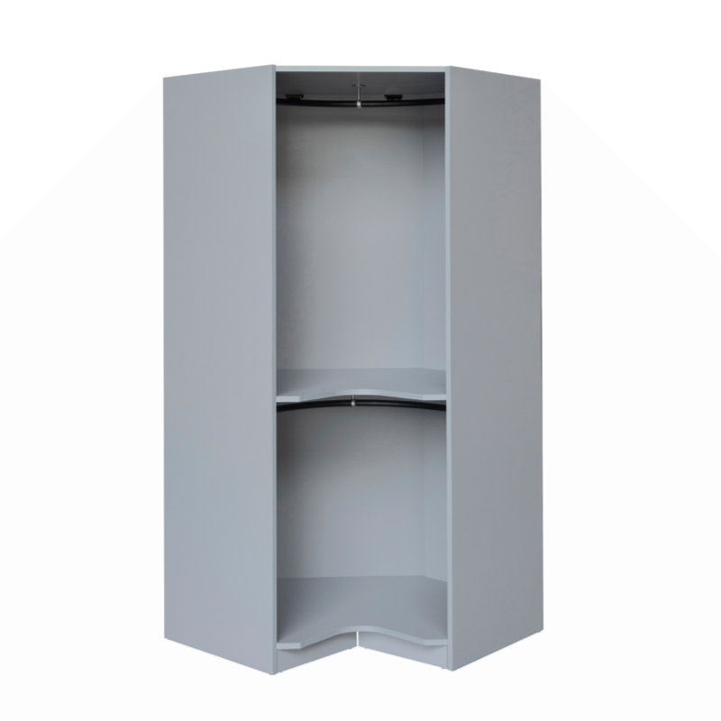 Ebern Designs Polygon Corner Wardrobe Free Standing Wardrobe Closets ...