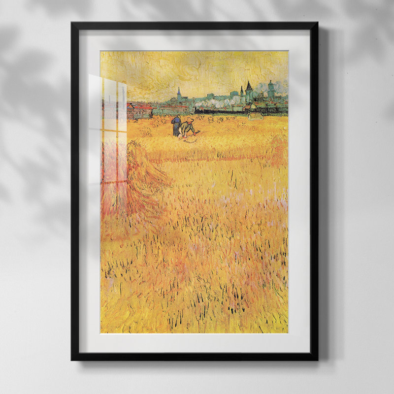 Paysage rétro Lxxiv - impression encadrée