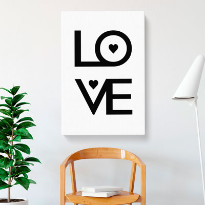 Love Heart - Wrapped Canvas
