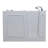 Santa Fe 52.75'' x 26.4'' Air Fiberglass Bathtub with Faucet-17694287-17694284