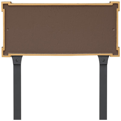 New Yorker 2-Line Lawn Address Sign