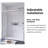 60 In. W X 72 In. H Double Sliding Semi-Frameless Shower Door-109069754