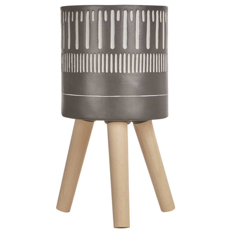 Mondovi Fibreglass Cachepot, 43cm H x 22cm W x 22cm D