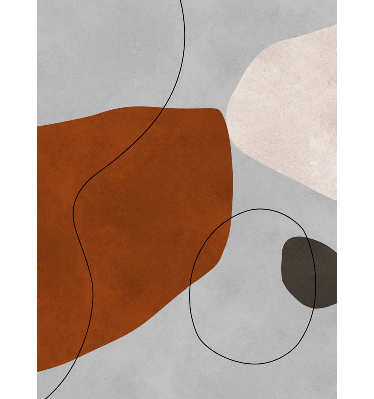 «Expressive conceptual», art mural texturé encadré, Noir, noir, noir, noir, H 14 po x l 10 po