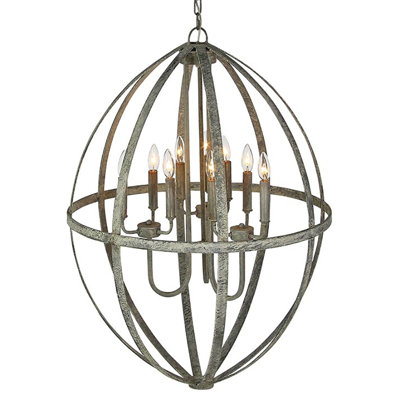 Jessica's 9 - Light Unique/Statement Geometric Chandelier