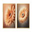 «Orange Gerbera Flower», 2 pièces sur toile-130961503-130961501