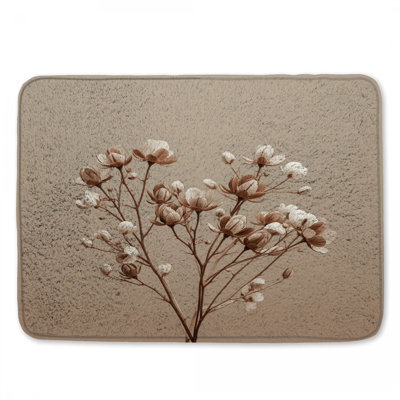 Tapis de bain beige Magnolia