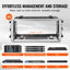 63.5cm W Plastic Storage Rack