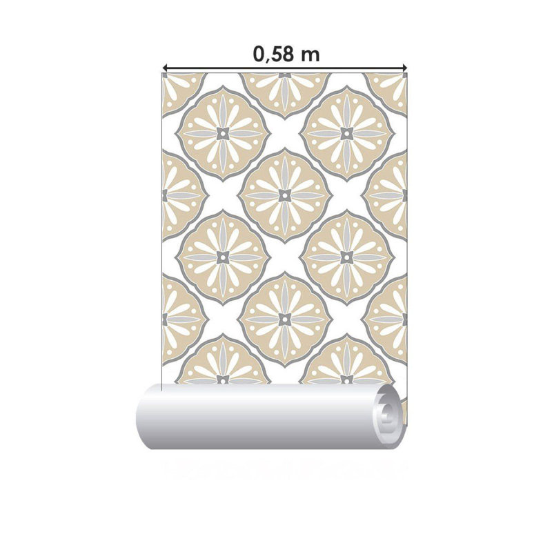 Rouleau de papier peint adhésif L 126 po x l 24 po