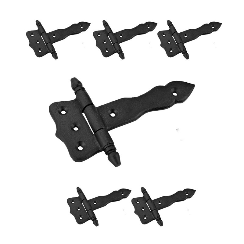 Charnières de porte à sangle H 4 po x l 0,94 po