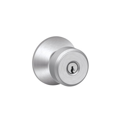F Series Bowery Storeroom Knob with Round Rosette