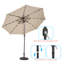 Parasol de marché éclairé 108,00 po Donyu-609550024