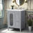 24" Bathroom Vanity with ?Ceramic Sink- ?Solid Wood Frame, ?Adjustable Shelf & 2 Drawers-530450411