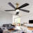 Sofucor 52" 5-Solid Blade Smart Modern Ceiling Fan with LED Light,Remote-133441930