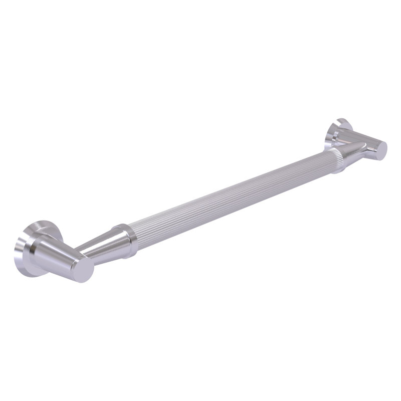 Grab Bar, Satin Chrome, 24" W