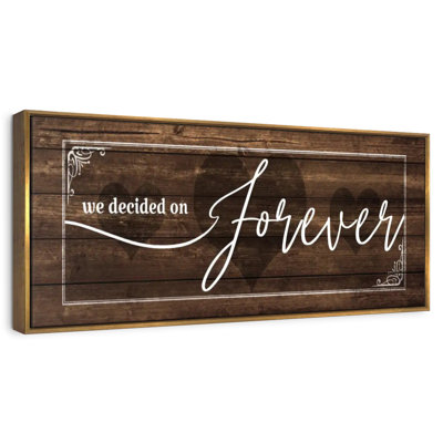 Plaque murale «Forever Love»
