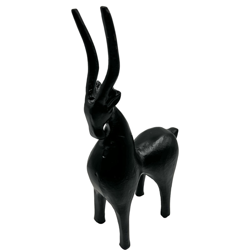 Pettry Handmade Aluminum Figurine / Sculpture Decorative Object, Black