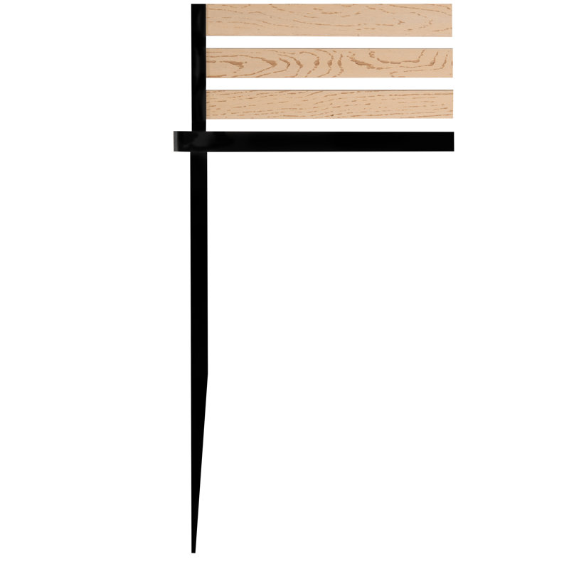 Cedar Vinyl No-Dig Privacy Screen Panels for Outdoor Use