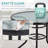 Round Metal Outdoor Dining Table with Umbrella Hole, 31.9'' W x 31.9'' D Patio Table for Garden, Balcony, Backyard and Outdoor Dining Use