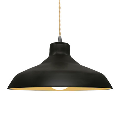 Luminaire suspendu en forme de dôme à 1 lumière Fallon