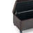 Avalon 48"W Upholstered Contemporary Rectangular Lift-Top Storage Ottoman Bench with High-Density Foam-417302323
